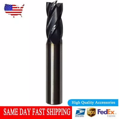 4 Flute 1/2  Carbide End Mill Regular Length Tialn Coated Hight Quality • $23.99