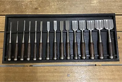 £1189.63 • Buy Japanese Vintage Chisel 15set Nomi Made By Famous Blacksmith All Chiyo Ryu/13p