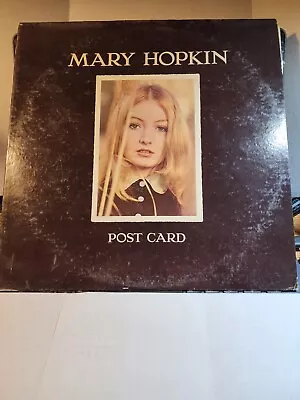 MARY HOPKINS : Post Card 1969 APPLE DEBUT 1st Press VG+ R16 • $17