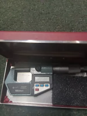 🔥 Mitutoyo Digital Micrometer 0-1 293-761-30   .00005  /  0.001mm   Japan • $60