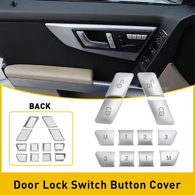 For Mercedes Benz C-Class W204 E-Class W212 Window Switch Button Cover Trim 12PC • $14.24