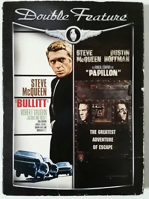 Steve McQueen Collection Double Feature Bullitt And Papillon (DVD 2009) • $4.29
