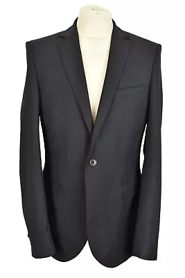 $49.51 • Buy MOSS Black Suit Blazer Size 40  Long Trousers Size 34In Long Mens Outdoors