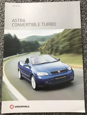 Vauxhall Astra Convertible Turbo 2003 Models • $3.72