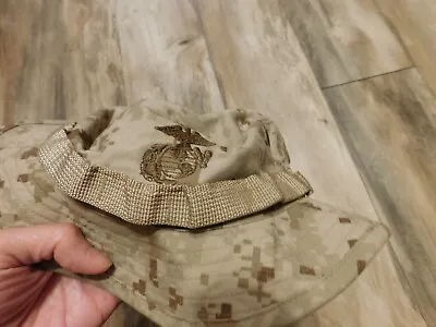 Usmc Desert Marpat Field Cover Hat Size Large • $18.64