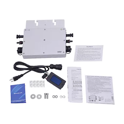 700W LCD Display Solar Grid Tie Micro Inverter Waterproof ( IP65 ) WVC-700W  • $119.70