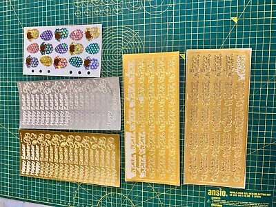 Peel Off Sticker Decal Sheets CRAFT Handmade Cards DIY Sheets EASTER • £1.42