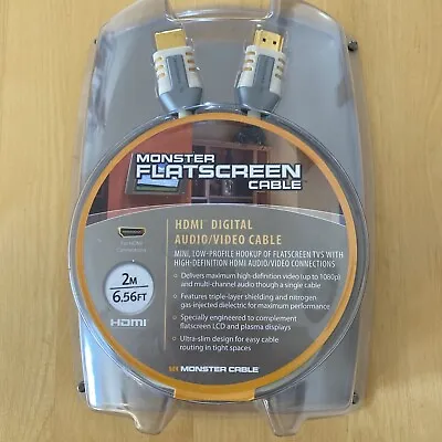 Monster Flatscreen Cable HDMI Digital Audio/Video Cable NIB • $4.20