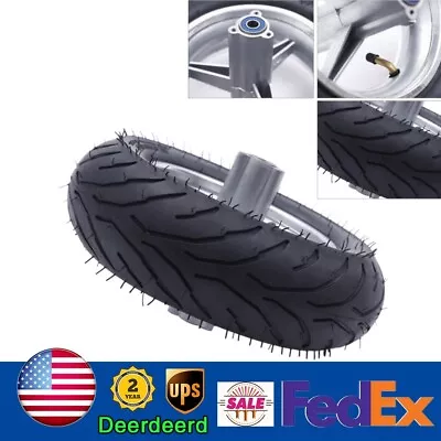 110/50-6.5 Rear Wheel With Tyre Alloy Rim Hub Inner Tube For Mini Pocket Bike • $42.75