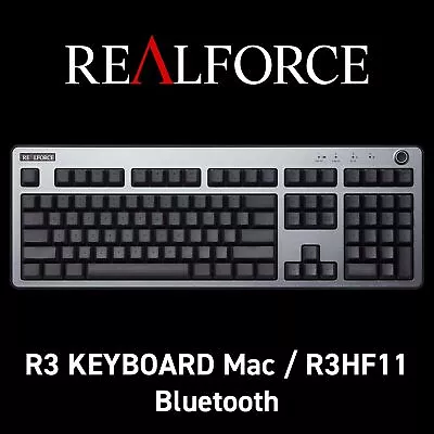 Topre REALFORCE R3 Keyboard Mac R3HF11 Bluetooth 5.0 USB US ANSI 45g Black Gray • $539.36