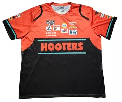 Hendrick Motorsports Chase Elliott Hooters NASCAR Replica Uniform Shirt - 5XL • £44.99