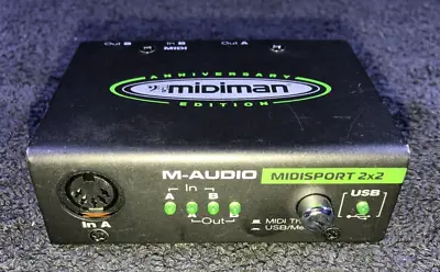 M-Audio MIDISPORT 2x2  Out USB MIDI Anniversary Edition Midiman • $40.48
