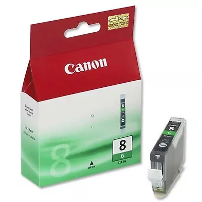 Canon Original CLI-8G Green Printer Ink Cartridge (0627B001) • £18.17