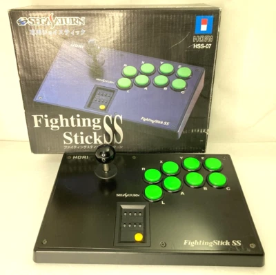 Modded a Hori Fighting Stick SS (for Sega Saturn) with Seimitsu arcade
