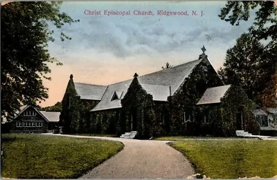 $10 • Buy 1920. Ridgewood, Nj. Christ Episcopal Church. Postcard Dd6