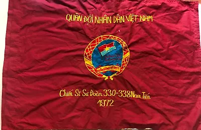 FLAG  VC Vietcong NVA NLF North VN Army Flag TO WIN 1972 Year VIET CONG A2 • $34