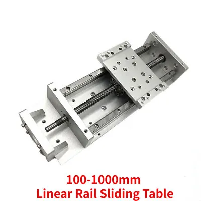 100-1000mm Linear Rail Sliding Table Cross Slide Module TH-20 SFU1605 Axis CNC • $204