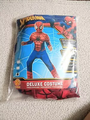 Spiderman Boys Costume Kids Marvel DC Comics Fancy Dress Outfit Size 7-8yrs • £17