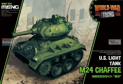 MNGWWT018 Meng World War Toons - M24 Chaffee US Light Tank • $24.79