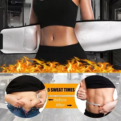 Sauna Tummy Tuck Belt Hot Body Shaper Magic Girdle For Belly Slimming Fat Burner • $17.63