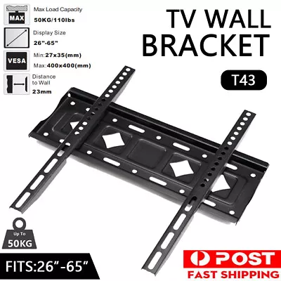 26 32 40 42 47 50 52 55 65 Inch Universal LED LCD Plasma TV Wall Mount Bracket   • $1.45