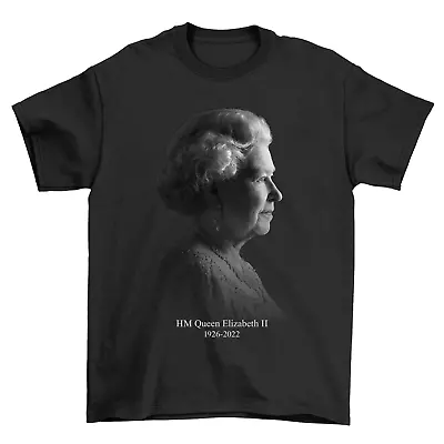 QUEEN Elizabeth 1926-2022 T-Shirt Mens Womens Kids Memorial Unisex T-Shirt • £7.45