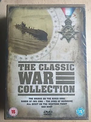 £9.99 • Buy The Classic War Collection(DVD Set)Bridge On The River Kwai/Das Boot.NEW SEALED 