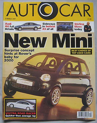 AUTOCAR Magazine 5/3/1997 Featuring BMW M Roadster Vauxhall Vectra Audi A6 VW • $7.45