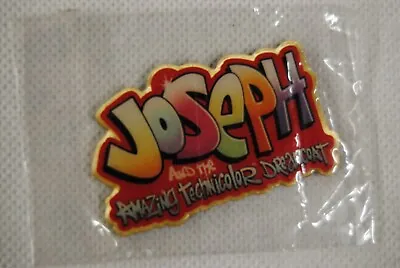 Joseph & The Amazing Technicolor Dreamcoat Logo Fridge Magnet New Official Rare • £2.99