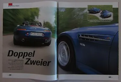 BMW Z8 With 400 Hp / BMW M Roadster With 321 Hp - Double Test From 2000 On 6 Pages • $3.14