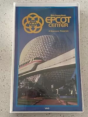 Vintage 1983 Walt Disney World Epcot Center Souvenir Program VHS Tape • $12.50