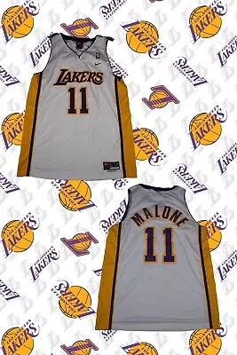 Karl Malone Los Angeles Lakers LA Home Vintage Jersey Retro Authentic Utah Jazz • $31.99