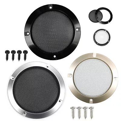 3/4/5/6.5/8/10 In Speaker Grill Cover Mesh Decorative Circle Guard Protector Lot • $6.29