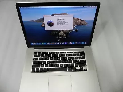 Apple Macbook Pro 15 Quad Core I7 2.6 GHz 8GB RAM 512GB SSD OS Catalina Mid 2012 • $239.99