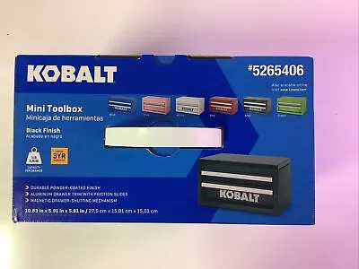 Kobalt Mini 2 Drawer Steel Tool Box - Black (5265406) NEW • $39.50