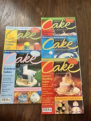 Cake Craft & Decoration Magazines 5 Issues - 2005 • £5