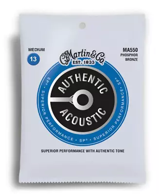 Martin Authentic Acoustic SP 92/8 Phosphor Bronze Medium Guitar String Set (13-5 • $16.99