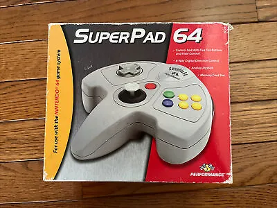 SuperPad 64 N64 Third Party Controller - Tight Joystick VGC • $36