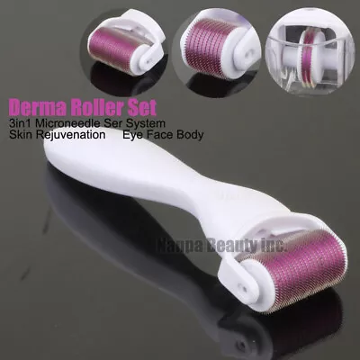 $22 • Buy 3in1 Microneedle Derma Roll Set Anti-aging Stretch Marks Microneedle Therapy Set