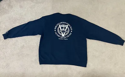 Champion Sweatshirt Pullover Mens XXL Naval Base Victory Cruises Norfolk VA • $29.98