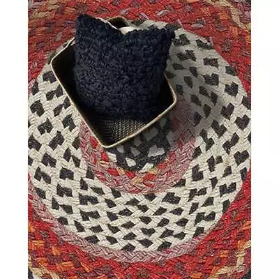 $159 • Buy Capel Rugs Drifter Wool Blend Country Cottage Spice Multi Round Braided Rug