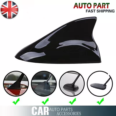 Shark Fin Radio Signal Antenna For BMW F10 F20 F30 E46 E60 E90 Black Universal • £11.25