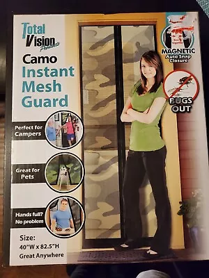 Total Vision Products Cameo Instant Mesh Screen Guard Doorway Fits 82.5x40  Door • $12