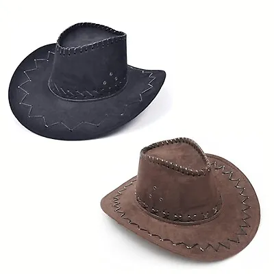 £11.49 • Buy Australian Western Real Leather Crazy Suede Cowboy Style Hat Waterproof Outback