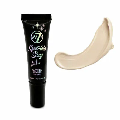 W7 Sparkle Stay Glitter Primer - Fix Gel Fair Natural Makeup Eyeshadow Adhesive • £3.69