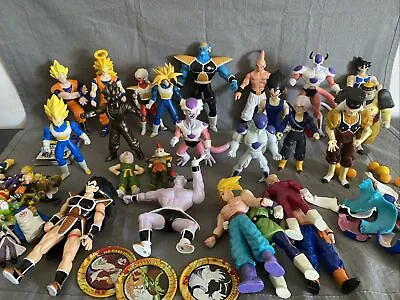 Huge Vintage Dragonball Z Irwin Figure Lot 25 Figures! + 14 Mini Figures+ Misc • $150