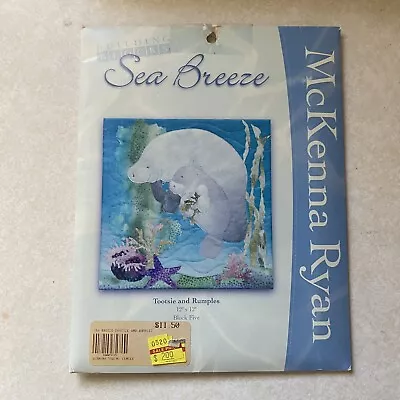 Tootsie & Rumples McKenna Ryan Sea Breeze Quilt Pattern Block 5 Manatee & Baby • $13.08