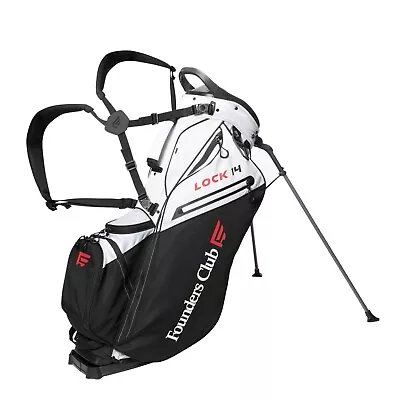 Founders Club Golf Lock 14 Stand Bag With Anti Rattle Shaft Lock Top • $159.95