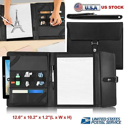 Business Notepad And Tablet Portfolio Carry Case With Handles For 9.7  Tablet PC • $16.60