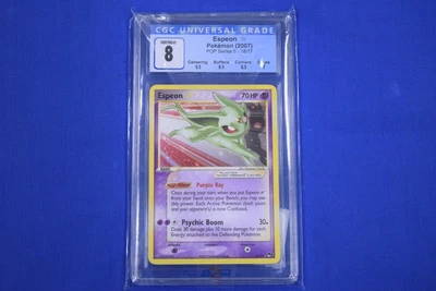$2999.99 • Buy Espeon Gold Star CGC 8 Graded POP Series 5 Set 2007 Pokemon Excellent-Near Mint